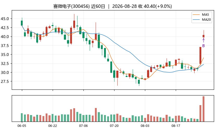 赛微电子K线